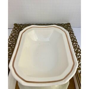 Vintage Taylor Smith Taylor (TS&T) 9" Bowl|Ironstone‎ 22K Gold Trim